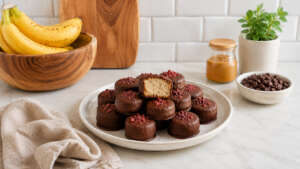 protein banana bites